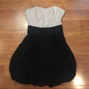H&M strapless bubble dress